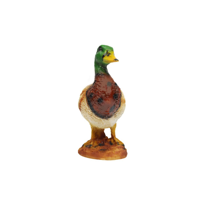 (Set of 2) Green Ducks Statue for Home and Garden Decoration