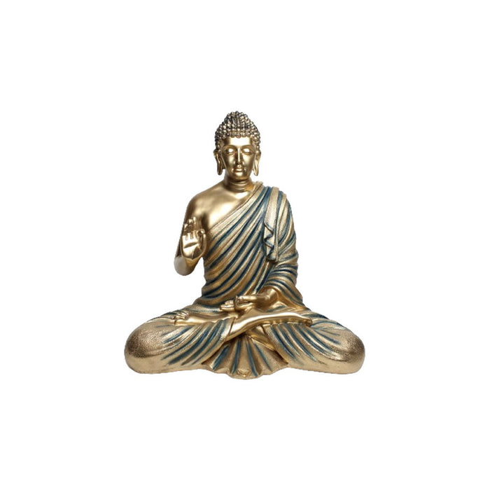 Wonderland 14 inches Ashirvad Avastha Buddha (Style 02) Resin Statue, showpiece, Gift