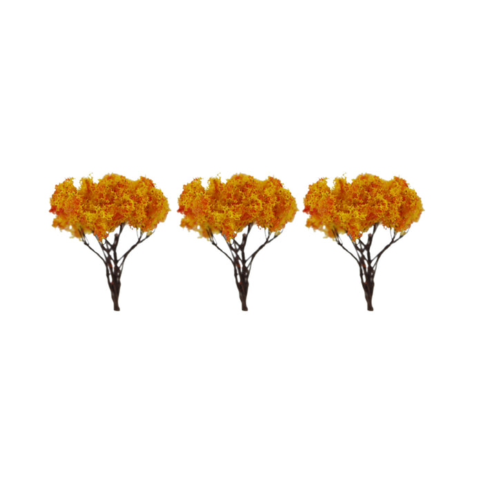 Wonderland  Miniature toys Multi Color Trees (set of 10)