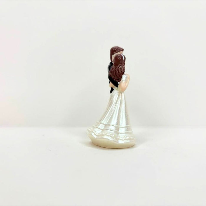 Wonderland Miniature Bride and Groom Figurine - Wedding & Anniversary Collectible Statue
