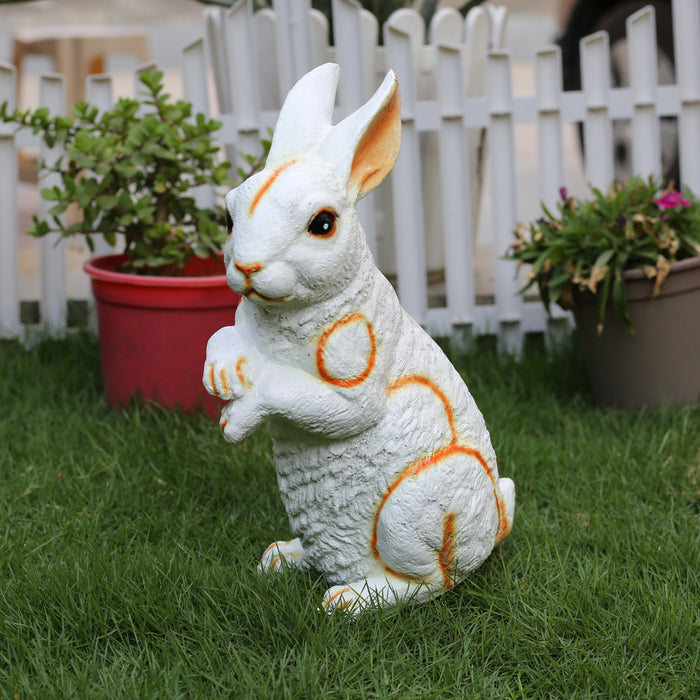 Standing Bunny Rabbit Statue for Garden Decoration