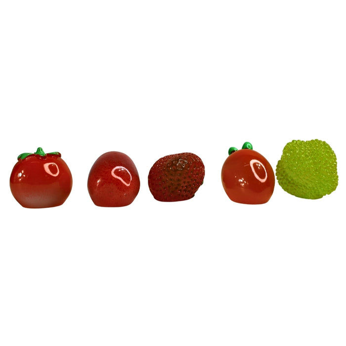 Wonderland (Set of 5 Mini Fruits |Fruit Model Realistic |Mini Fruit Kitchen Food Simulation Fruits for DIY Crafts -09
