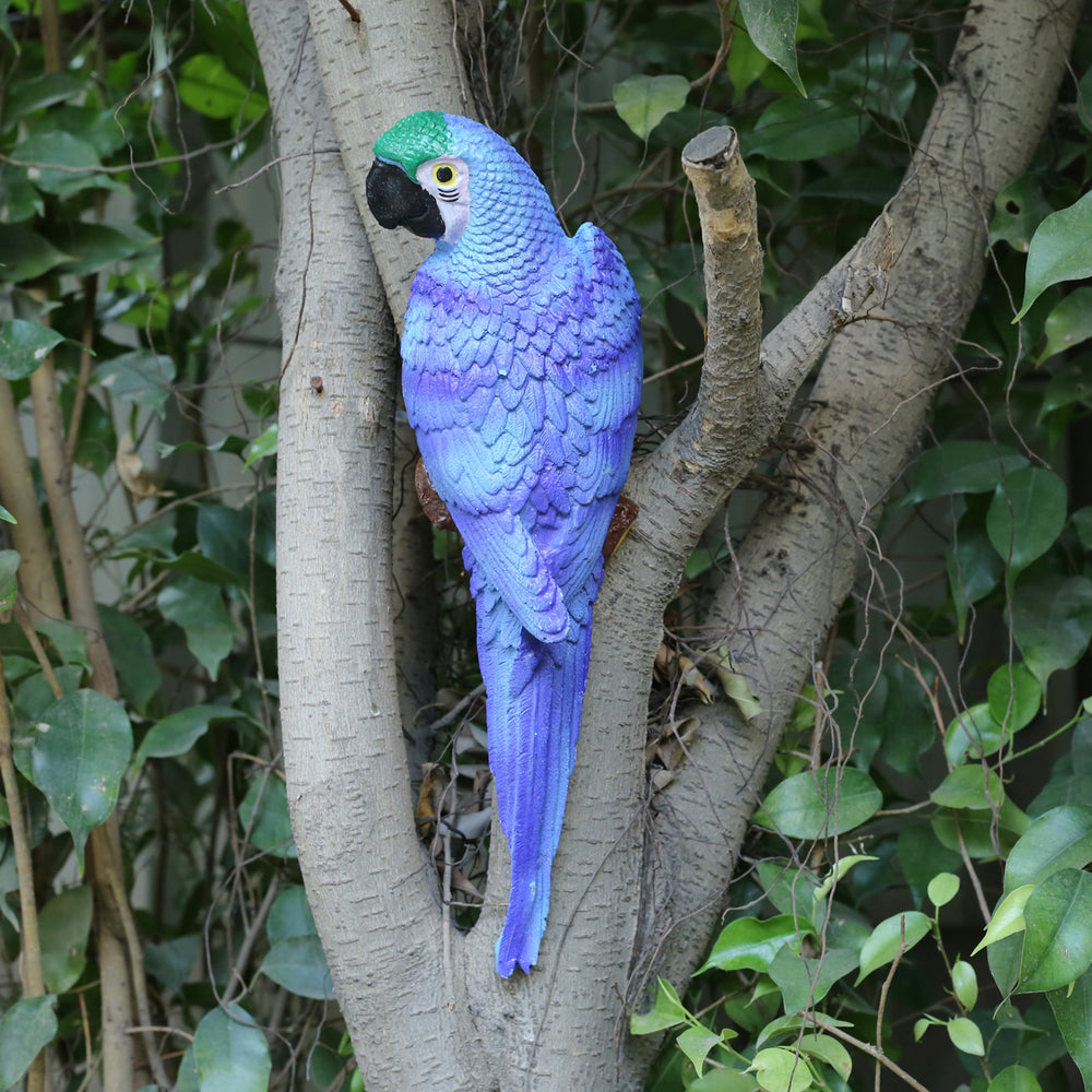 Blue Color Wall Parrot| garden décor| wall décor | Balcony Décor