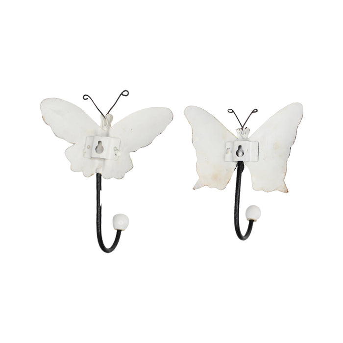 (Set of 2) Butterflies with Hook/Hanger for Home Decoration
