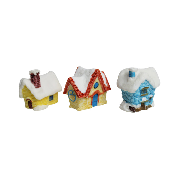 Wonderland Fairyland house (Set of 3)|Miniature toys | Tiny toys |Mini collectibles |Small figures | Miniature dollhouse| Miniature fairy garden accessories| Unique gifts