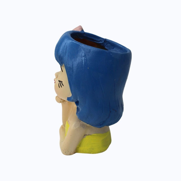 Wonderland Succulent Girl Planter|Garden accessories|Cute girl Flower pot