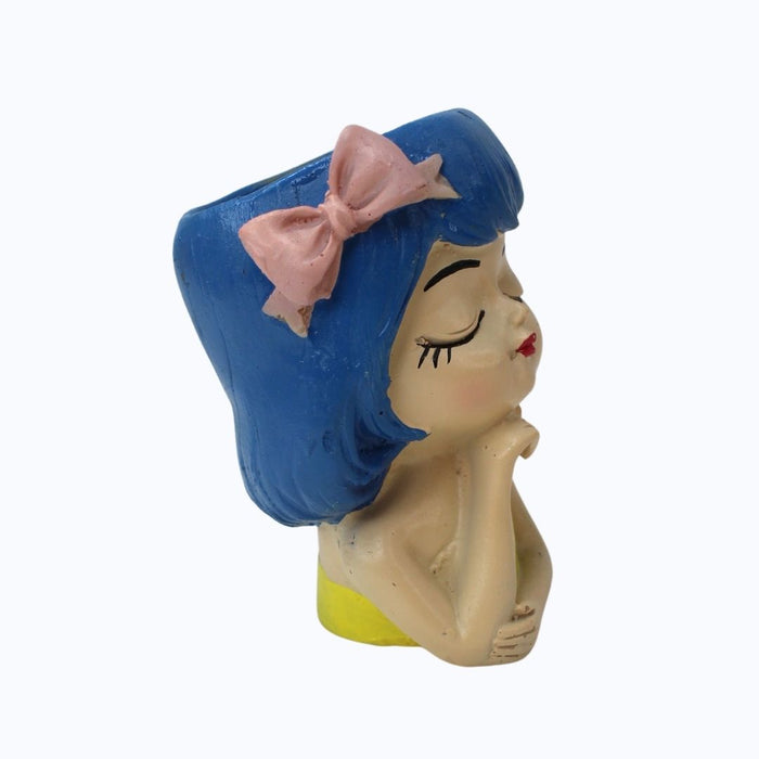 Wonderland Succulent Girl Planter|Garden accessories|Cute girl Flower pot