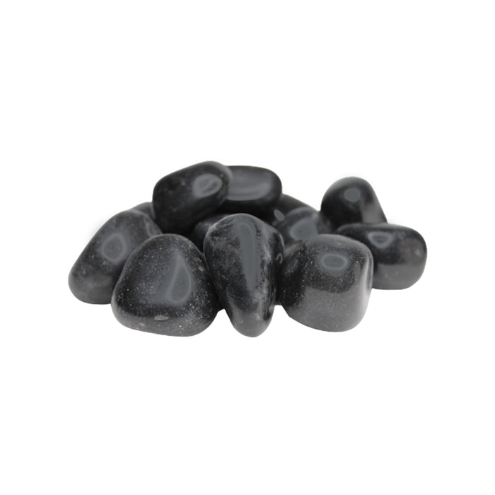 Wonderland Polish Black|Decorative Pebbles|Garden Pebbles|Colored Pebbles|Smooth pebbles|River Pebbles ( 1 kg pack )