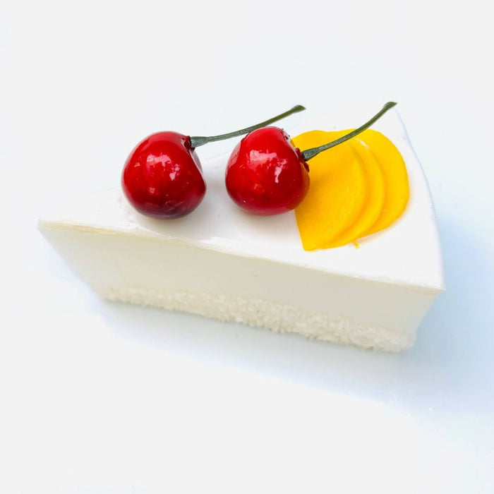 Wonderland set of 3 Realistic Assorted Fruit Pastry Cake Set | Decorative Miniature Pastry Props| Fake Cake for Home Décor & Kitchen Display