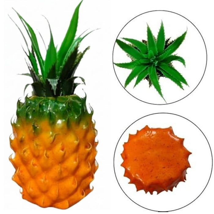 Wonderland Pineapple  Artificial Fruit| Natural Looking Artificial Fruits & Vegetables for Home Decor, Dining Table Display, Hotel Decoration
