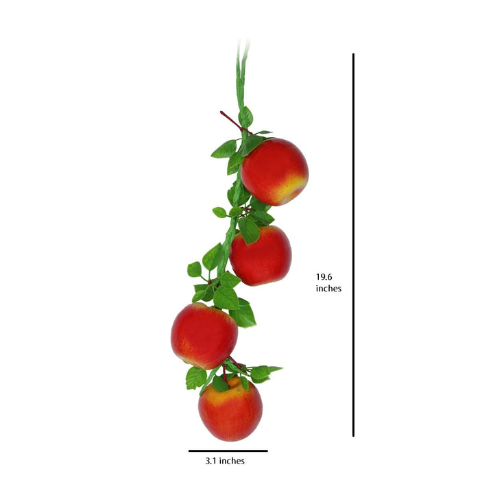 Artificial red Apple Fruit String Polyurethane (1 Piece)