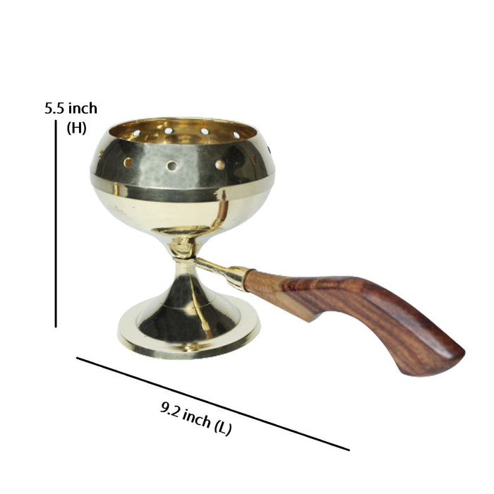 Loban Dan Diya with Wooden Handle