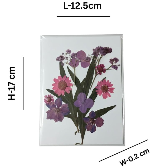 Wonderland Dried Flowers for Resin, 6 pc Natural Flowers and Leaves Compressed,DIY Pressed Flowers for Jewelry, Candles, Soap, Nail Production