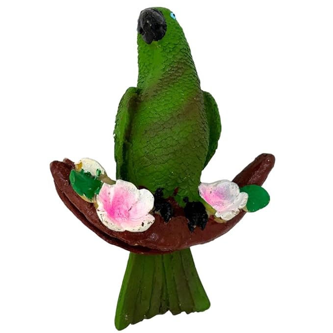 Wonderland Decorative Parrot Wall Hanging/Showpiece - Nature-Inspired Home Accent