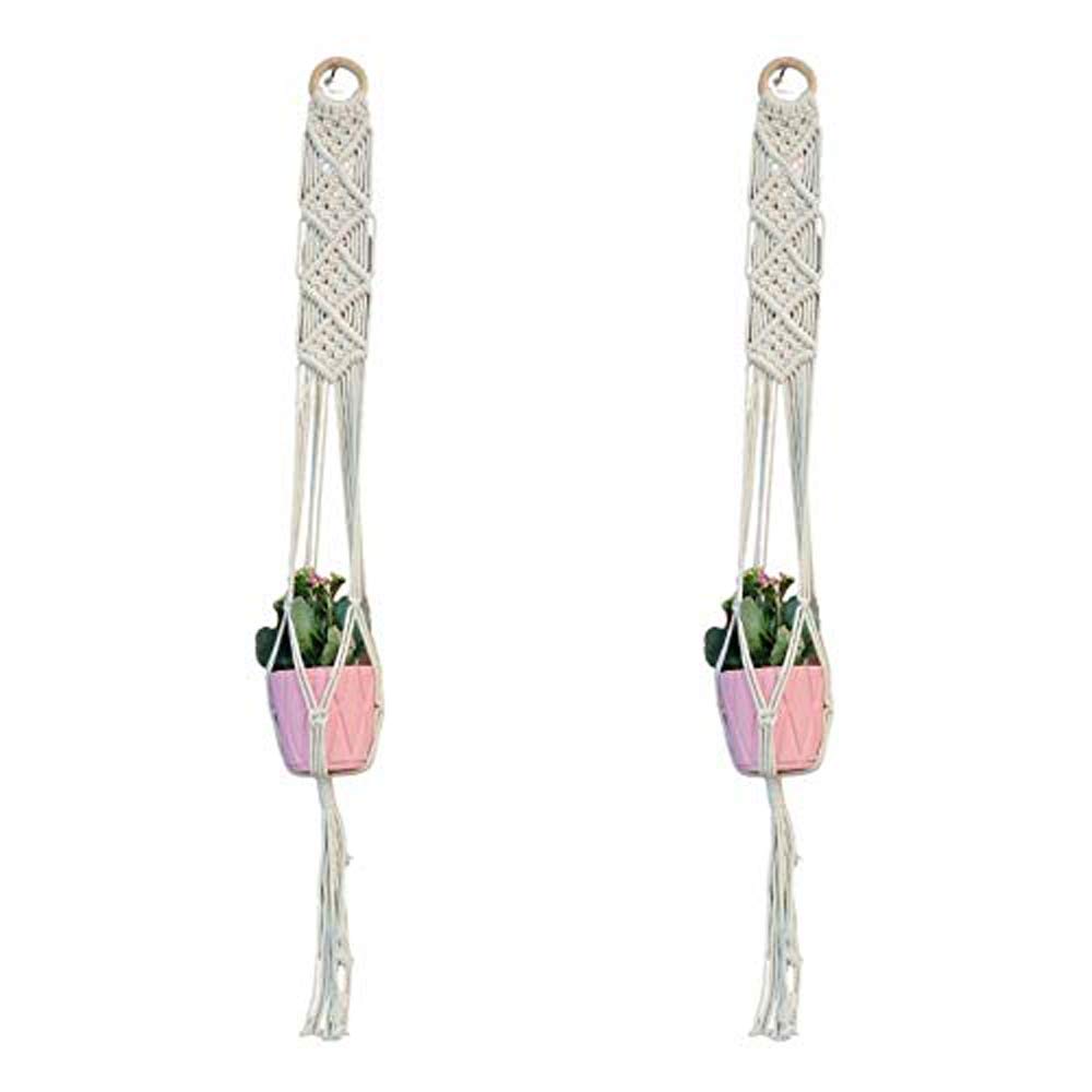 ( Pack of 2 Macrame Plant Hangers