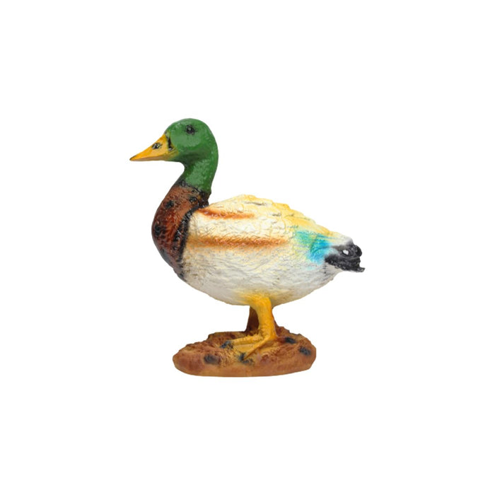 (Set of 2) Green Ducks Statue for Home and Garden Decoration