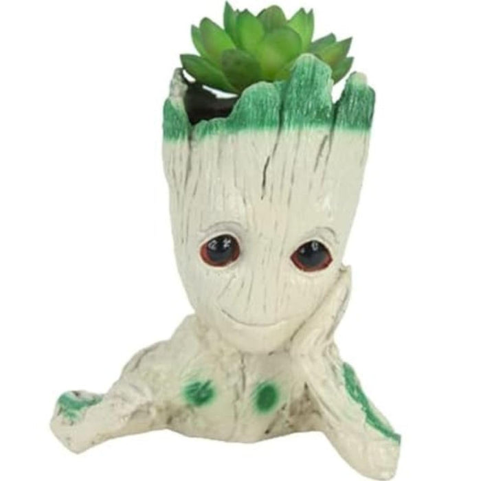 Table top Baby Groot Flower pot Pen stand