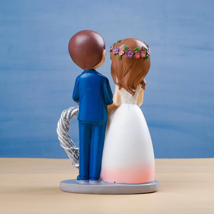5.5 inch Hand-Painted Sweetheart Wedding Couple Figurine |