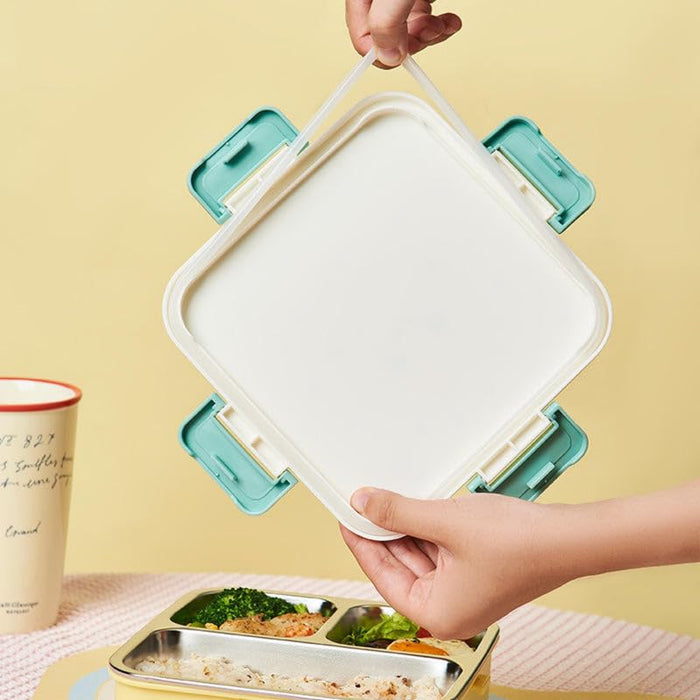 Wonderland Kids- 745 ml  SS Lunch Box 304 stainless Steel Summer Tiffin Box (price per pc)|Leak-Proof Tiffin Box for Kids | Premium School and Picnic Lunch Box