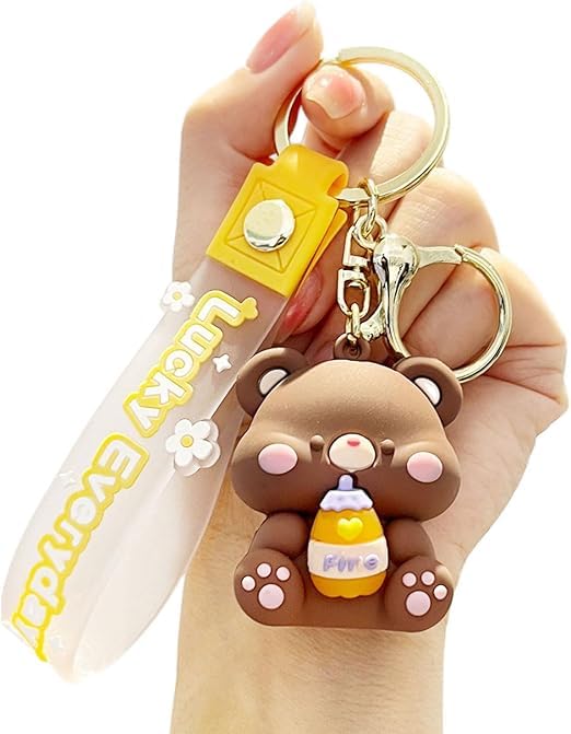 Wonderland Cute lucky drink [BearKechains, Cartoon Style Keychain & Bag Charms Fun & Functional Accessories for Bags and Keys