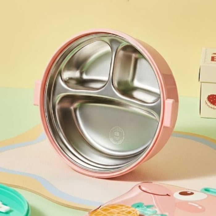 Kids- 300 ml Lunch SS Box hedgehog shape stainless steel 304 Box (price per pc)| LeakProof Tiffin Box for Kids & Adults | Premium School, Office, and Picnic Lunch Box-7x7x3 inch