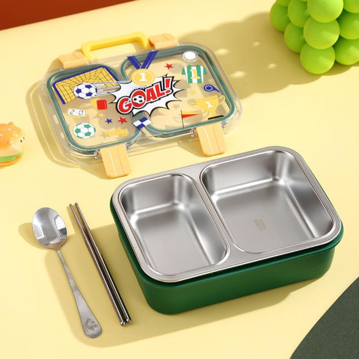 Multi color Kids- 700 ml SS Lunch Box Stainless Steel, Leakproof Tiffin Box (price per pc)