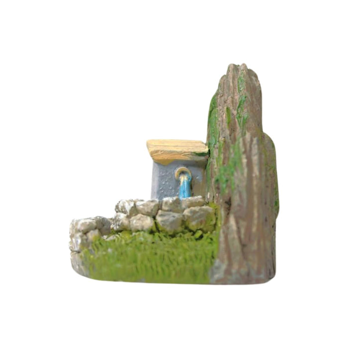 Wonderland resin miniature set of 2 waterfall| Miniature tray garden accessories