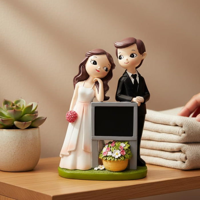 5.4 Inch Whimsical Wedding Couple Figurine