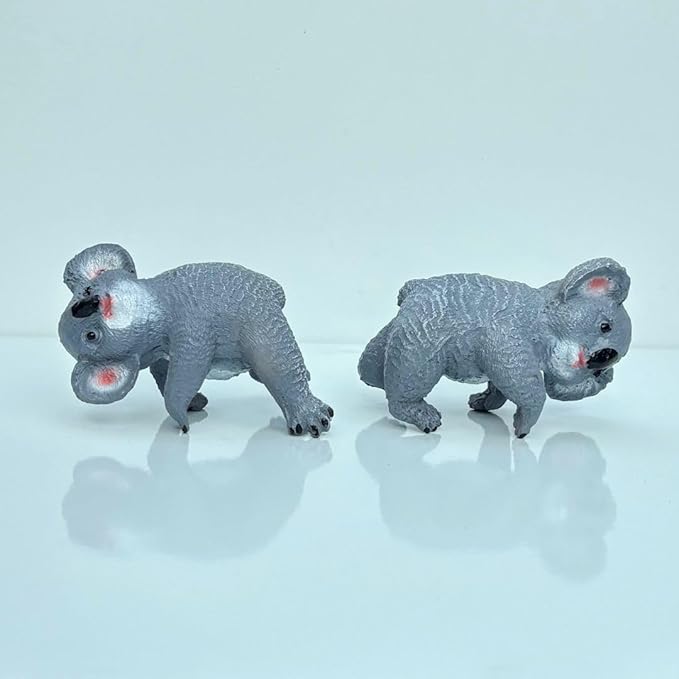 Wonderland Charming Koala Duo Planter Hangers / Pot Huggers (Set of 2)|Cute Koala Resin Hangers for Pots, Vases, or Buckets