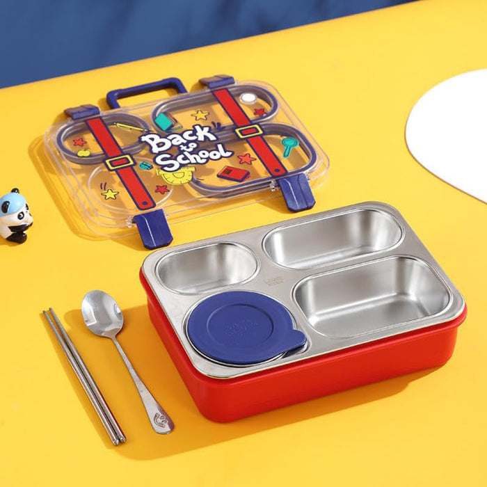 Imported Kids- 700 ml SS Lunch Box Stainless Steel, Leakproof Tiffin Box (price per pc)