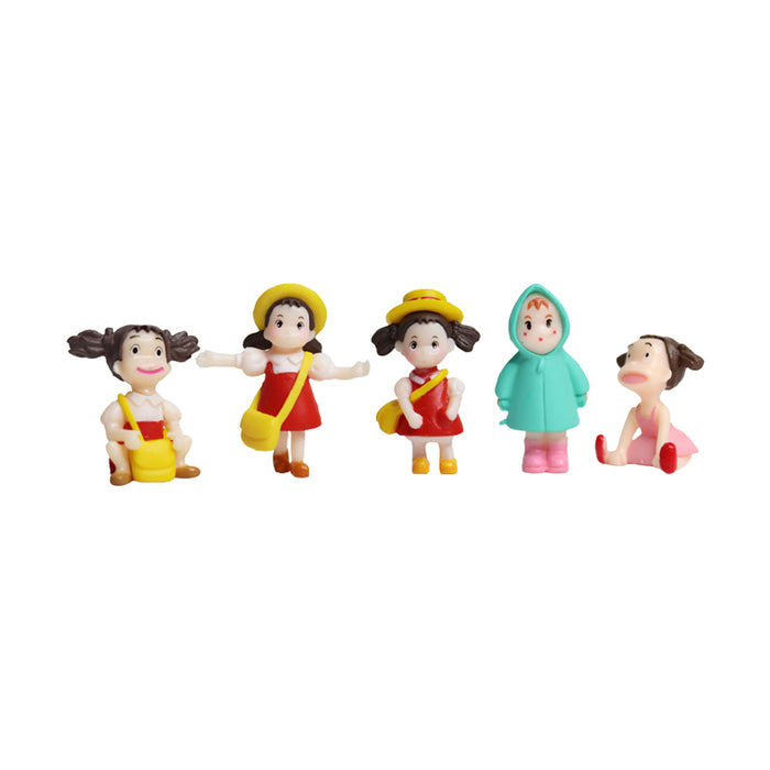 Wonderland 5 Sisters Dolls (set of 5)|Miniature toys | Tiny toys |Mini collectibles |Small figures | Miniature dollhouse| Miniature fairy garden accessories| Unique gifts