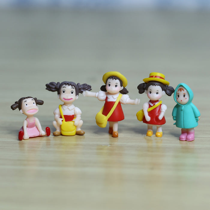 Wonderland 5 Sisters Dolls (set of 5)|Miniature toys | Tiny toys |Mini collectibles |Small figures | Miniature dollhouse| Miniature fairy garden accessories| Unique gifts