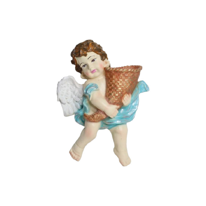 Wonderland Style 3 resin white wall angel statue planter