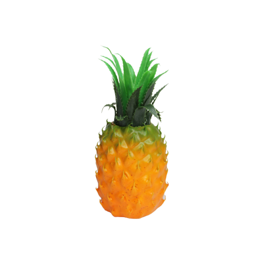 Wonderland Artificial Real Looking Pineapple | Natural Real-looking artificial fruits and vegetables | Matreial PVC | Size Height 8 Inches | Home Decor, Dining Table Display, Hotel Decoration