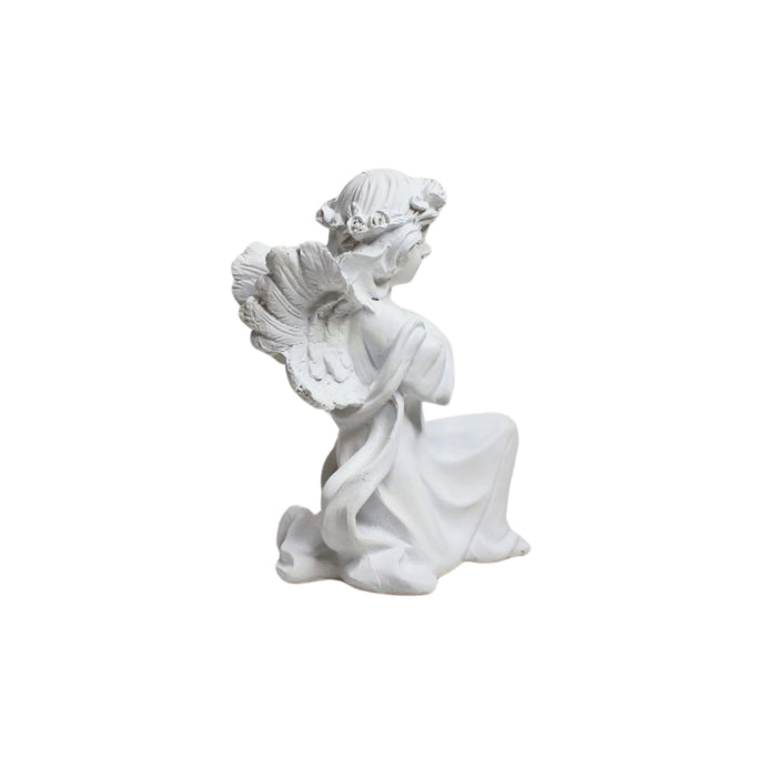 Wonderland Angel big wings hand on heart, table decoration, home décor