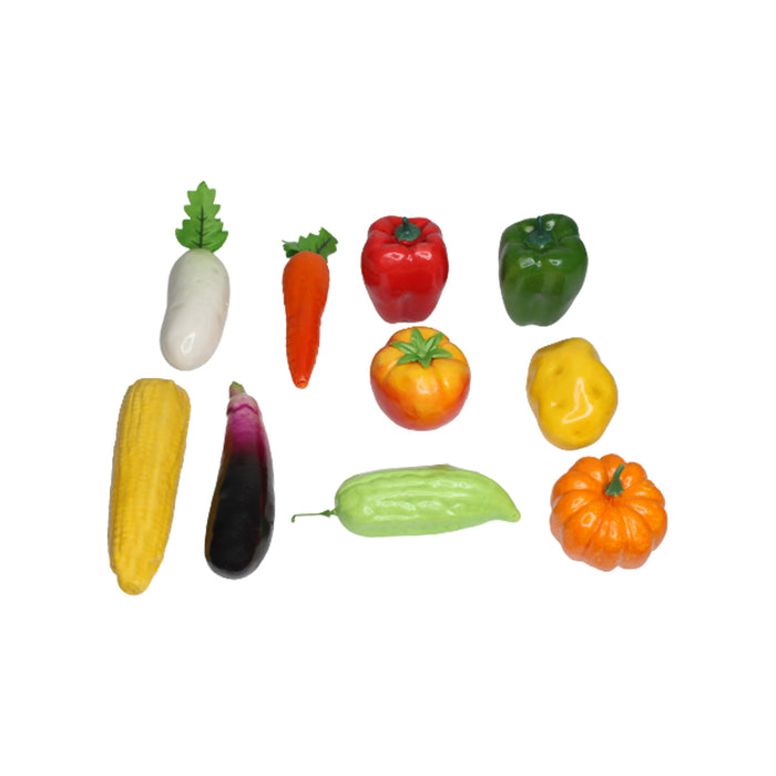 Wonderland Artificial Real Looking vegetables ( set of 10) | Natural Real-looking artificial fruits and vegetables