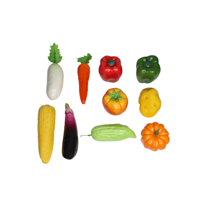 Wonderland Artificial Real Looking vegetables ( set of 10) | Natural Real-looking artificial fruits and vegetables