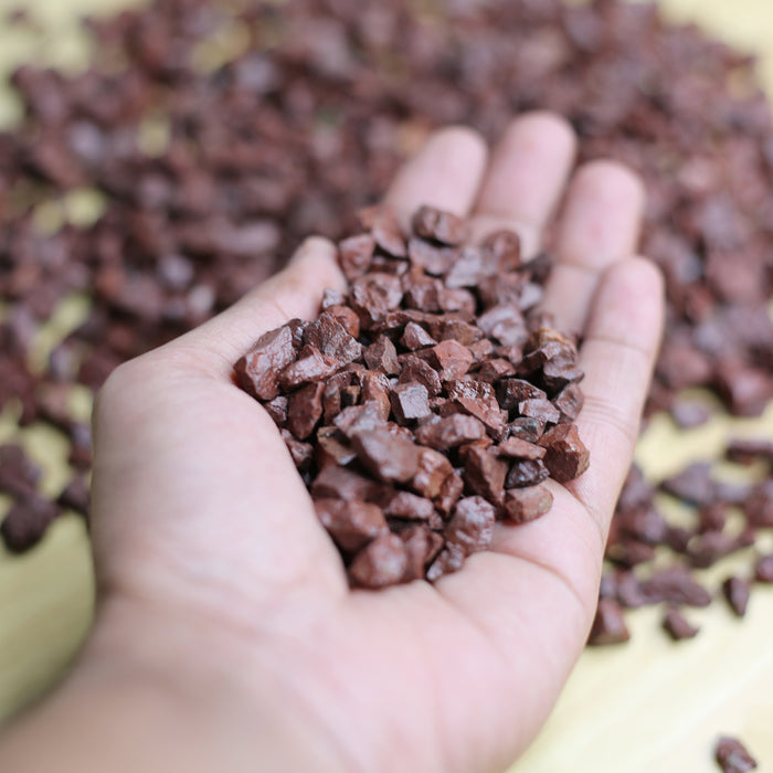Wonderland Brown Natural Chips |Decorative Pebbles|Garden Pebbles|Colored Pebbles|Smooth pebbles|River Pebbles ( 1 kg pack )