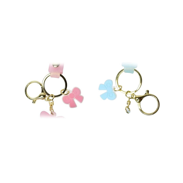 Wonderland Kawaii style ( set of 2) Happy Hug Keychains set of 2 with Holder Accessories, Backpack Car Key Chain for Boy Girl