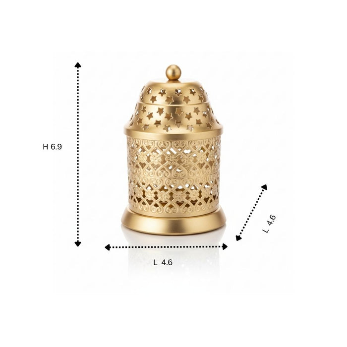 Wonderland Golden Starry Night Lantern Diffuser|Moroccan Décor