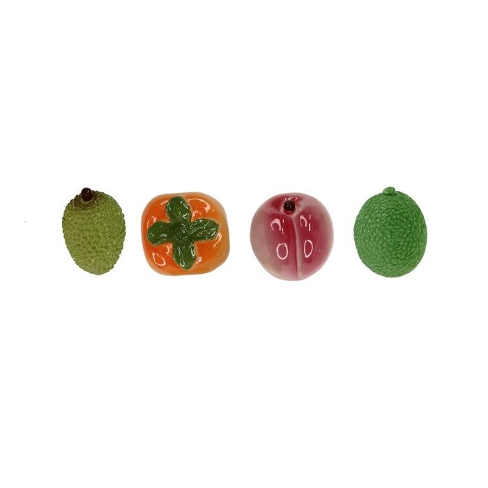 Wonderland Exotic Fruit Decorative  Set| Doll House accessories| mini fake food toys minitures for craft, education purpose and paper weight