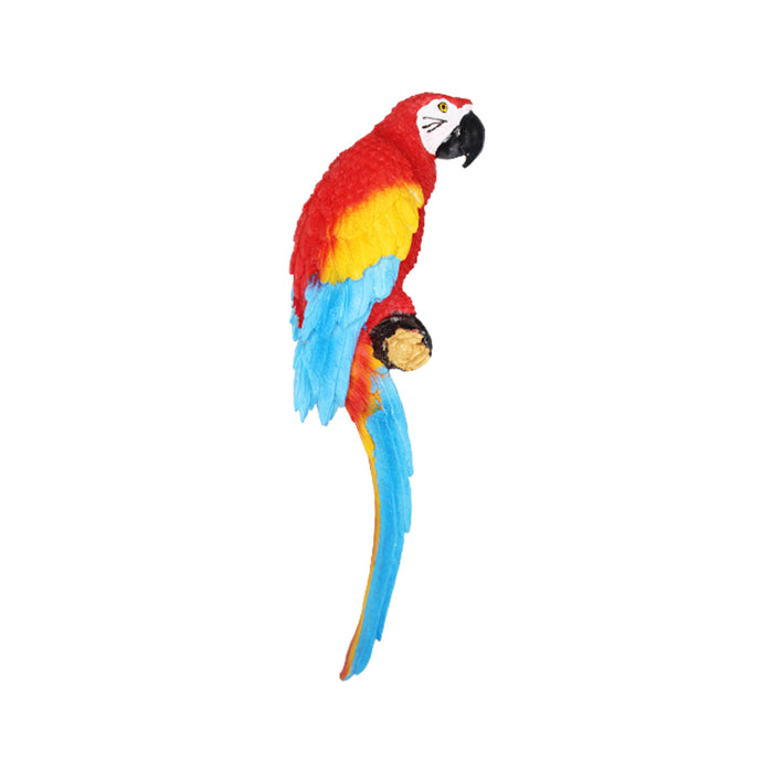 Red Parrot to be put on wall for home and Garden decoration