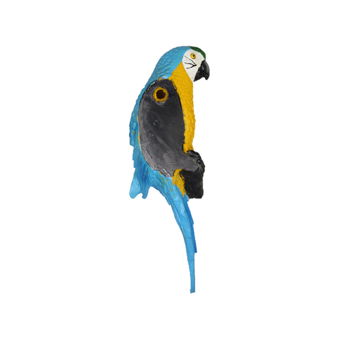Resin Wall colorful Parrot (Can hang on balcony/garden wall)
