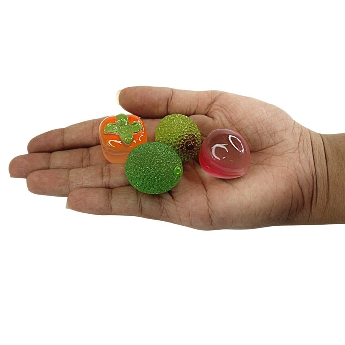 Wonderland Exotic Fruit Decorative  Set| Doll House accessories| mini fake food toys minitures for craft, education purpose and paper weight