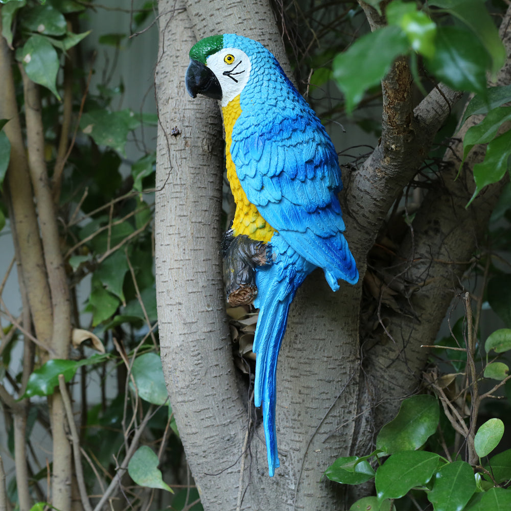 Resin Wall colorful Parrot (Can hang on balcony/garden wall)