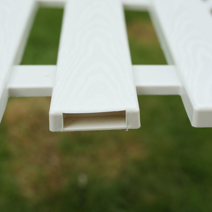 (Pack of 4 ) Double Moon Picket Fence with Spikes