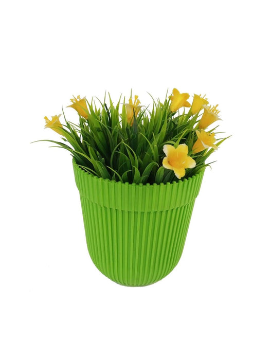 Wonderland (Set of 6 Green Fresh Plastic Garden Pot