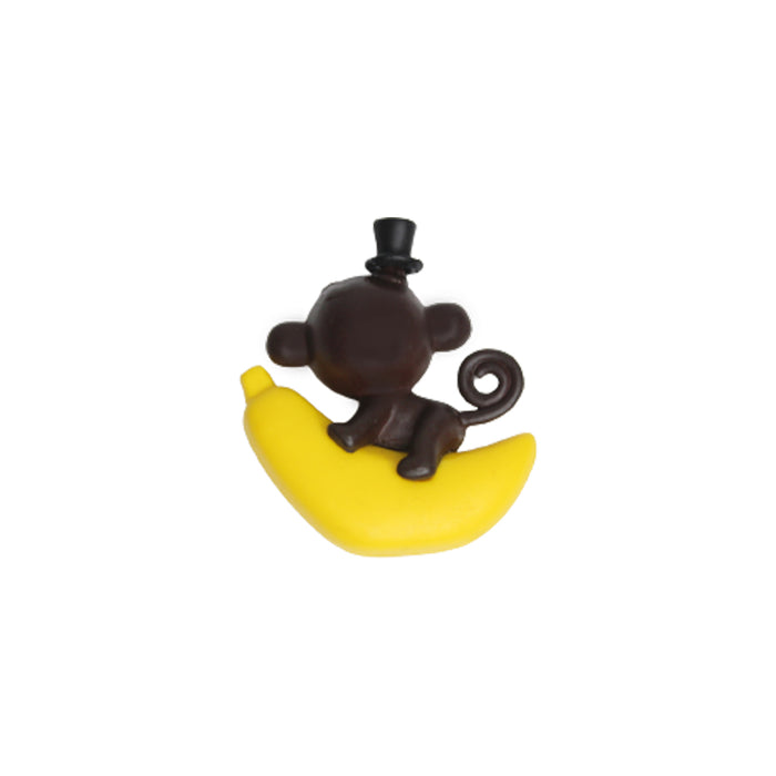 Wonderland Monkey on Banana (Set of 4)