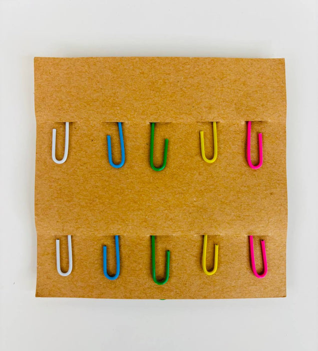 Wonderland set of 10 Cute & Colorful Decorative Paper Clips| Jumbo Bookmarks for Planners, Diaries, and Scrapbooking