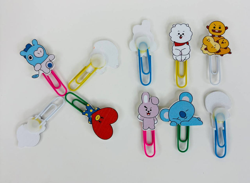 Wonderland set of 10 Character Paper Clips | Inspired Kawaii Stationery for Students & Fans
